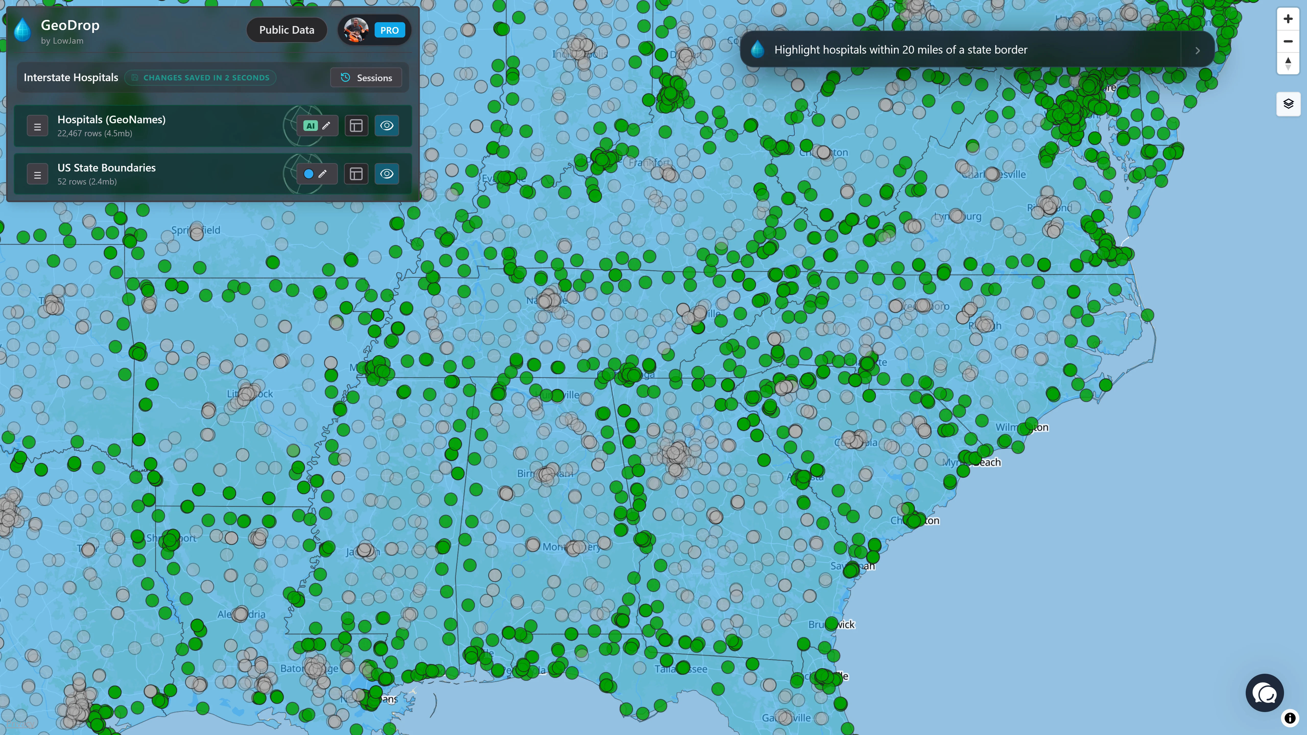 Border Zone Analysis