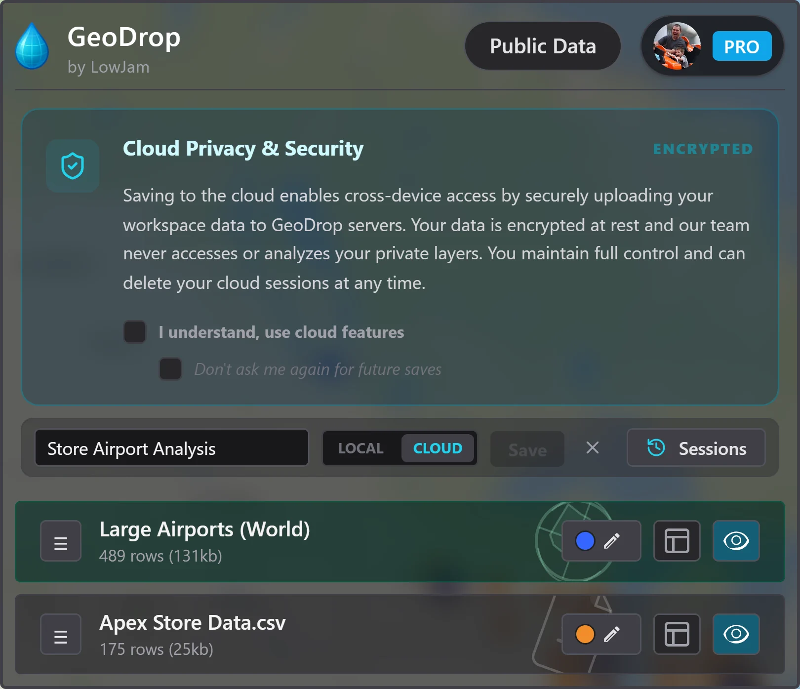 GeoDrop Privacy Consent